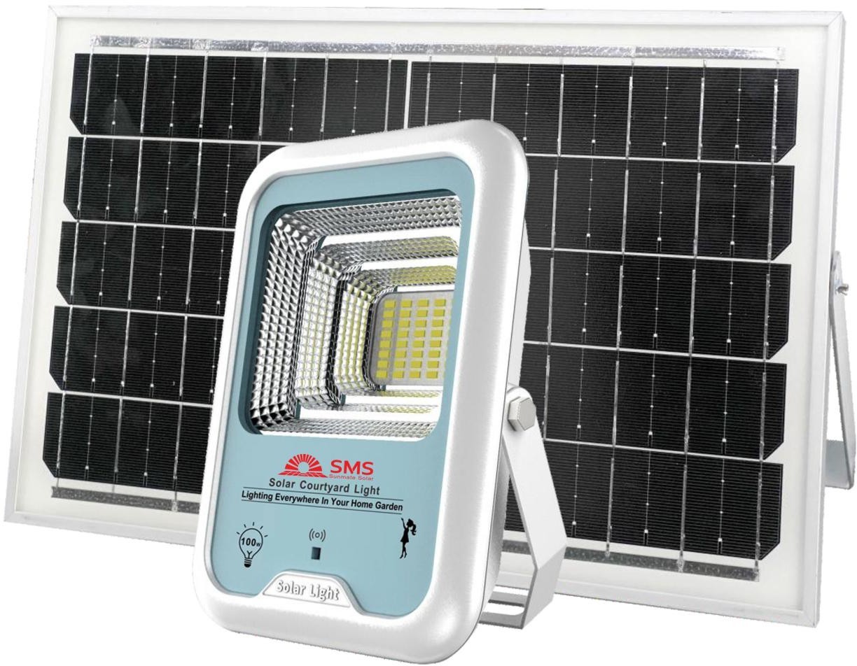 100W Courtyard Solar Flood Light