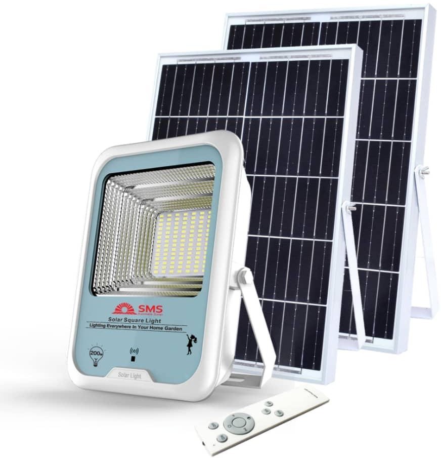 200W Square Solar Flood Light